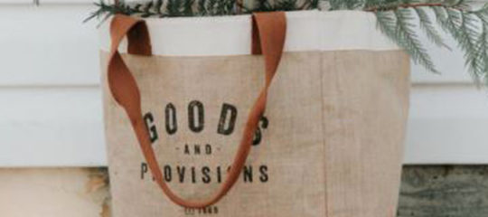 Recycler son tote bag en pot de fleur